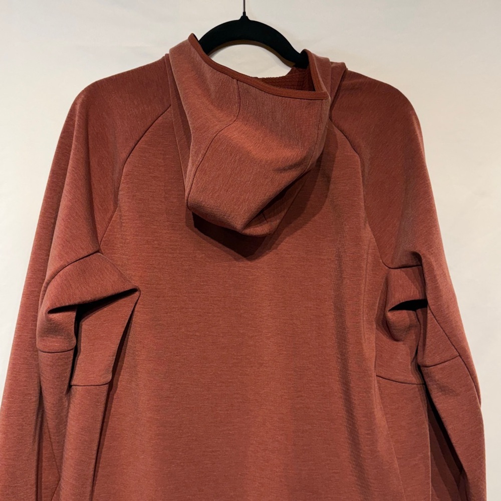 Lululemon Men’s GridLiner Fleece Hoodie Heathered Date Brown Size Large - Picture 10 of 12
